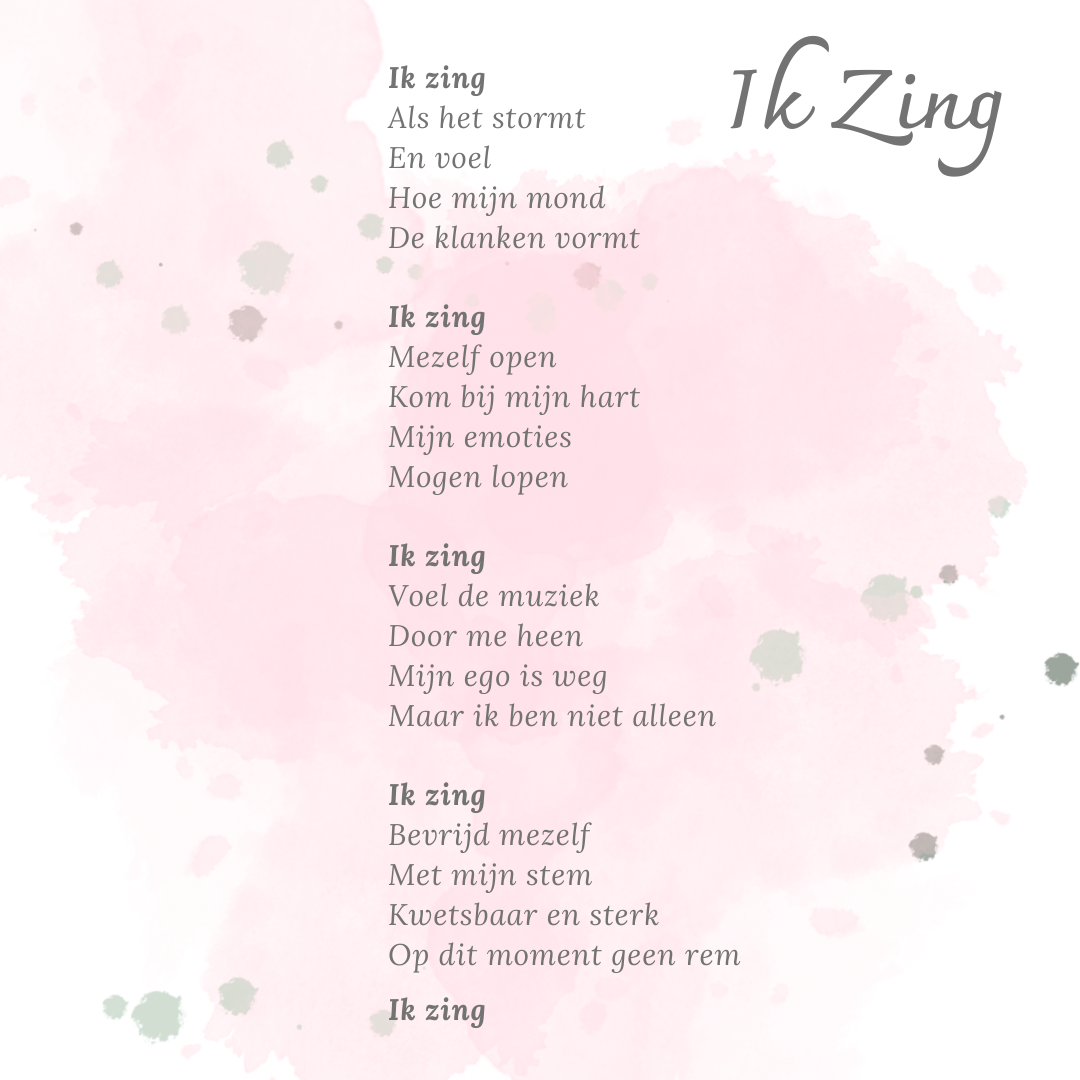 Ik zing